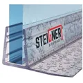Produktbild: STEIGNER Duschdichtung 50cm Gerade PVC Ersatzdichtung für Dusche, L: 50 cm, (1 Stück Packung, Einzeldichtung), Glasstärke 6/7/ 8 mm Model: UK02 weiß 50 cm