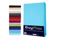 Produktbild: Buymax Spannbettlaken StyleHeim Jersey aus 100% Baumwolle, Jersey, Gummizug: Rundumgummi, Pflegeleicht und Atmungsaktiv in Verschiedenen Farben und Größen