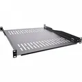 Produktbild: InLine® 19 Zoll Fachboden, 550mm, 50kg, 1HE, RAL 9005 schwarz
