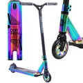 Produktbild: Driftwerk Stunt Scooter Freestyle Tretroller Kinderroller DS2+ Neochrome Rainbow
