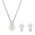 Produktbild: SWAROVSKI MATRIX Set Halskette und Ohrstecker Perle 5689624