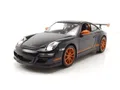 Produktbild: Porsche 911 (997) GT3 RS 2007 schwarz Modellauto 1:24 Welly