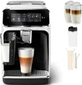 Produktbild: Philips Kaffeevollautomat EP3343/50 3300 Series, 6 Getränke (heiß oder eisgekühlt), LatteGo-Milchsystem, SilentBrew Technologie, Weiß-Schwarz