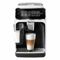 Produktbild: PHILIPS 3300 Series Kaffeevollautomat - 6 Getränke, Modernes Farb-Touchscreen-Display, LatteGo-Milchsystem, SilentBrew, 100% Keramikmahlwerk, AquaClean Filter, 1,8L Wassertank, Weiß (EP3343/50)