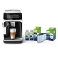 Produktbild: PHILIPS Kaffeevollautomat Series EP3343/50 LatteGo System inkl Wartungsset weiß