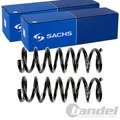 Produktbild: 2X SACHS FAHRWERKSFEDERN HINTEN PASSEND FÜR CITROËN C-CROSSER MITSUBISHI