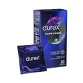 Produktbild: Durex Performa Kondome - Aktverlängernde Kondome mit 5% benzocainhaltigem Gel für länger andauerndes Sexvergnügen - 10er Packung 42 g