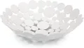 Produktbild: Sumnacon modern Obstkorb aus Metall, Obstschale für Küche und Esstisch Weiß