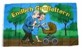 Produktbild: Fahne/Flagge Endlich Großeltern 90 x 150 cm