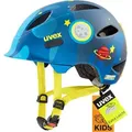 Produktbild: uvex oyo style - leichter Fahrradhelm für Kinder - individuelle Größenanpassung - erweiterbar mit LED-Licht - deep space matt - 50-54 cm - Grau