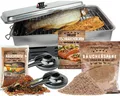 Produktbild: Angel Berger Deluxe Tischraeucherofen mit Zubehoer Edelstahl Smoker mit Räuch...