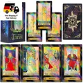Produktbild: Smoostart Holografisches Tarotkarten Deck mit Anleitung 78 Karten für Wahrsagung