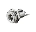 Produktbild: 10 x DC-Einbaubuchse 2,5 mm Stift Metall Ausführung DC Buchse Lötfahnen 6252