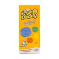Produktbild: Scrub Daddy Colors Spülschwamm, Putzschwämme im Multipack - Texturveränderung, kratzfreier Schmutzradierer Schwamm für die Küche, geruchsresistent, Küchenschwamm spülmaschinenfest - 6-er Pack