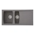 Produktbild: Respekta Einbauspüle 'Boston' Mineralite betongrau 100 x 50 cm