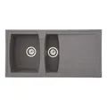 Produktbild: Respekta Mineralite Einbauspüle Boston 100x50 cm - Betongrau