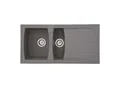 Produktbild: Respekta Mineralite Einbauspüle Boston 100x50 cm - Betongrau