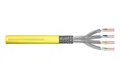 Produktbild: DIGITUS 500 m Cat 7A Netzwerkkabel - S-FTP (PiMF) Simplex - BauPVO Dca - LSZH Halogenfrei - 1500 MHz Kupfer AWG 22/1 - PoE++ Kompatibel - LAN Kabel Verlegekabel Ethernet Kabel - Gelb