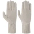 Produktbild: Seeberger Feinstrick Fingerhandschuhe Strickhandschuhe Damenhandschuhe Damen - Winter Herbst-Winter - One Size hellbeige