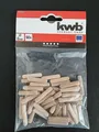 Produktbild: KWB Holzdübel geriffelt 6x30 mm 50 Stück