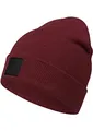 Produktbild: Occulto Leatherpatch Winter Mütze Beanie Red1