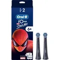 Produktbild: Oral-B iO Kids 6+ Marvel Spiderman Aufsteckbürsten, 2 Stück Aufsteckbürsten - Schwarz