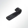 Produktbild: LYSEL® Kunststoff Planenhaken offen, (BxL) 19.50x60mm in Schwarz (10 Stück)