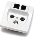 Produktbild: Buchse TV/R/SAT/RJ-45/RJ-11 - Anschluss