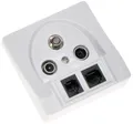 Produktbild: Klemmenbuchse GAR-SAT/2RJ R-TV SAT+RJ45+RJ11