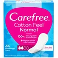 Produktbild: Carefree Slipeinlagen Cotton Feel Normal, normal, ohne Duft, 56 Stück