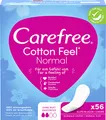 Produktbild: Carefree Cotton Feel Normal Slipeinlagen, 56 Stück (1 Packung) (Verpackung kann variieren)