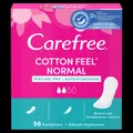 Produktbild: Carefree Cotton Feel Normal Unparfümierte Damenbinden 56 Stück