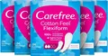 Produktbild: 5x Carefree Slipeinlagen ohne Duft - Cotton Feel Normal - 56 Stück