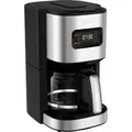 Produktbild: Krups Excellence Fiterkaffeemaschine KM480D, Filterkaffeemaschine, 1,25 l, Gemahlener Kaffee, Schwarz, Edelstahl - Schwarz/Silber