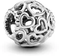 Produktbild: Pandora Kettenanhänger Pandora All Over-Herzen Charm 790964 Anhänger