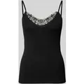Produktbild: Vero Moda Trägertop mit Spitzenbesatz Modell 'INGE' in Black, Größe S