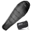Produktbild: Ultraleicht Schlafsack 3 Jahreszeiten 10°C, 0°C Ultralight Sleeping Bag 1300g...