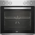Produktbild: Beko Einbau-Herdset BBUE12020X | Glaskeramik-Kochfeld 4 Zonen | Umluft-Backofen 72l | 6 Heizarten | Edelstahl, A (Spektrum: A+++ bis D)