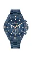 Produktbild: Tommy Hilfiger Multi Zifferblatt Quarz Uhr für Damen mit Blaues Edelstahlarmband - 1782743