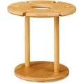 Produktbild: Relaxdays Weinglashalter Bambus Natur Für 6 Gläser 25 cm x 25 cm 770 g