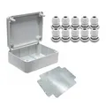 Produktbild: ARLI SET: Abzweigdose IP67 Aufputz 250 x 200 x 90 mm inkl. Montageplatte + 10x Kabelverschraubungen M16 x 1,5 mm