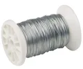 Produktbild: Drahtspule 65m verzinkt Basteldraht Gartendraht Metalldraht Draht 0,5mm stark