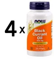 Produktbild: 4 x NOW Foods Black Currant Oil, 500mg - 100 softgels (137,38 EUR/kg)