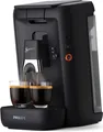 Produktbild: Philips Senseo Maestro Kaffeemaschine mit 1,2-Liter-Wassertank, Intensitätswahl und Memo-Funktion, grünes Produkt, Farbe: Schwarz, (CSA260/61)