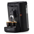 Produktbild: Philips Senseo Maestro Coffee Machine with Water Tank of 1.2 L, Intensity Selection and Memo Function, Green Product, Colour: Black, (CSA260/61)