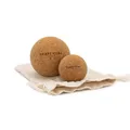 Produktbild: SHAPEVITAL Faszienball Set aus Naturkork | 100% natürliche Korkrinde | inkl. Jute Beutel