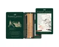 Produktbild: Faber-Castell Polychromos FABER-CASTELL Zeichenset Pitt Monochrome 12 Stück