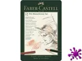 Produktbild: Faber-Castell Pitt Monochrome Set, klein im Metalletui 12-teilig