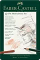 Produktbild: Faber-Castell Pitt Monochrome, 12er Set Metalletui