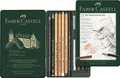 Produktbild: FABER-CASTELL PITT MONOCHROME Set klein 12-teiliges Etui